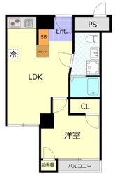 シャルマン築地明石町の物件間取画像